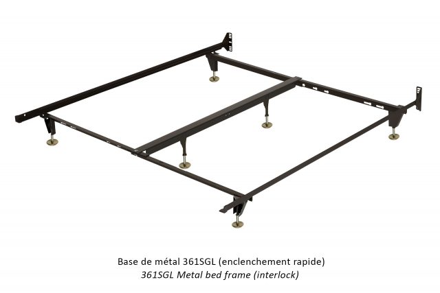 Base de métal 361SGL / metal bed frame 361SGL