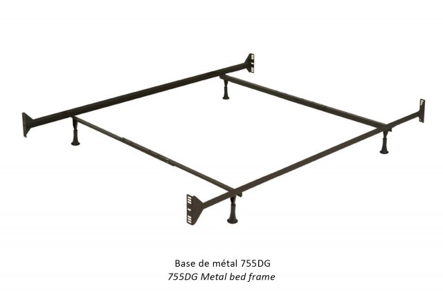 Base de métal 755DG / metal bed frame 755DG