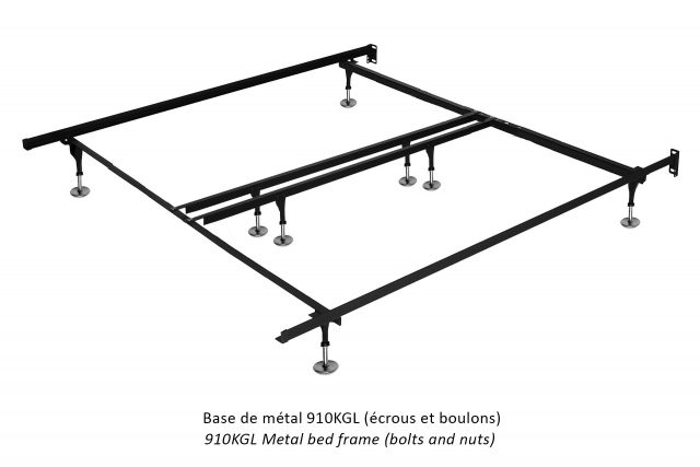 Base de métal 910KGL / metal bed frame 910KGL