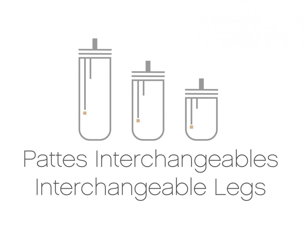 Pattes interchangeables – Interchangeable Legs