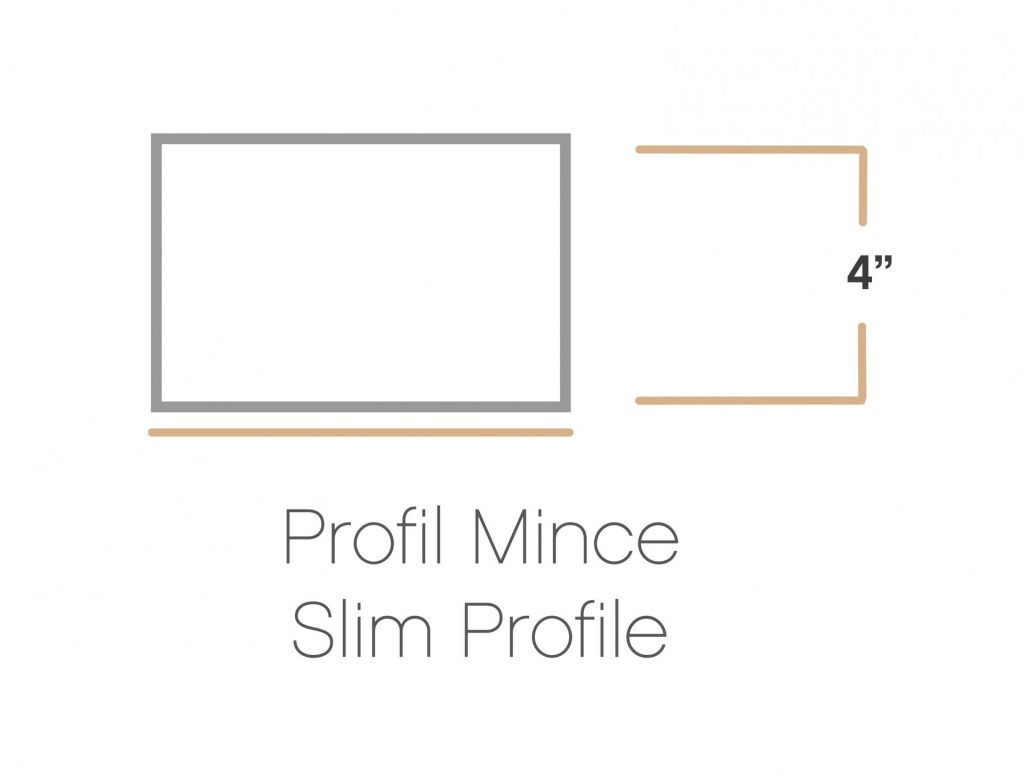 Profil mince – Slim Profile