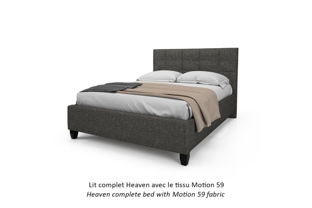 Heaven Upholstered Bed Frame Beaudoin
