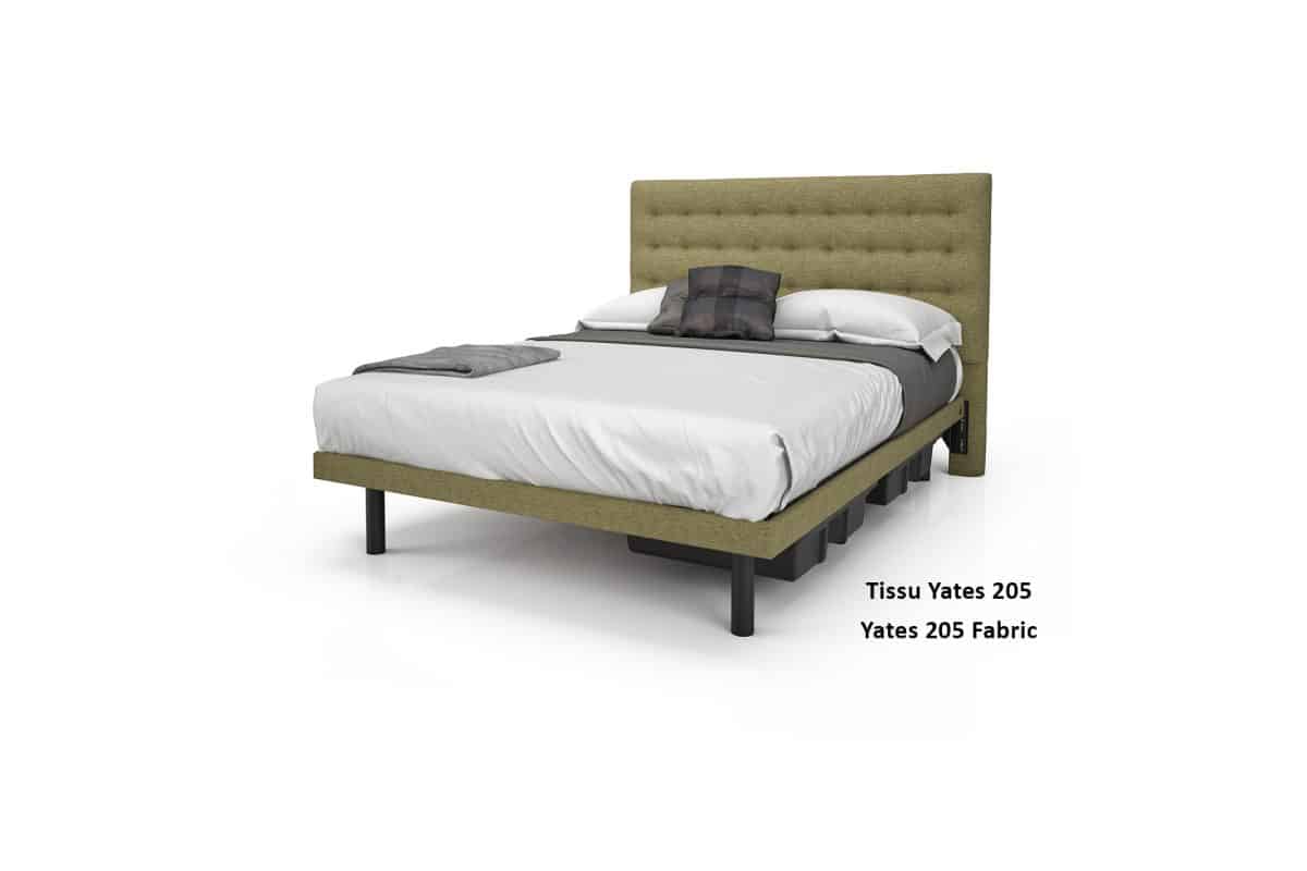Reflexx Platform Bed Base with Liverpool Headboard Beaudoin