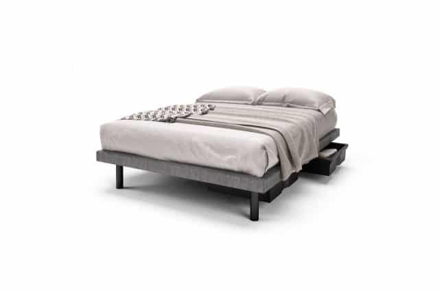 Reflexx platform bed base with drawers