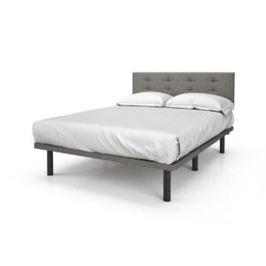 Level Deluxe Platform Bed Frame with Zenith Headboard