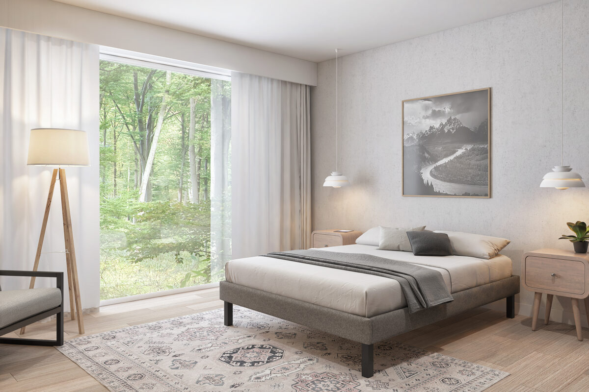 Plateforme Breeze dans un décor de nature