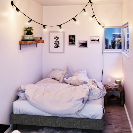 4. Choose light colours and soft lighting