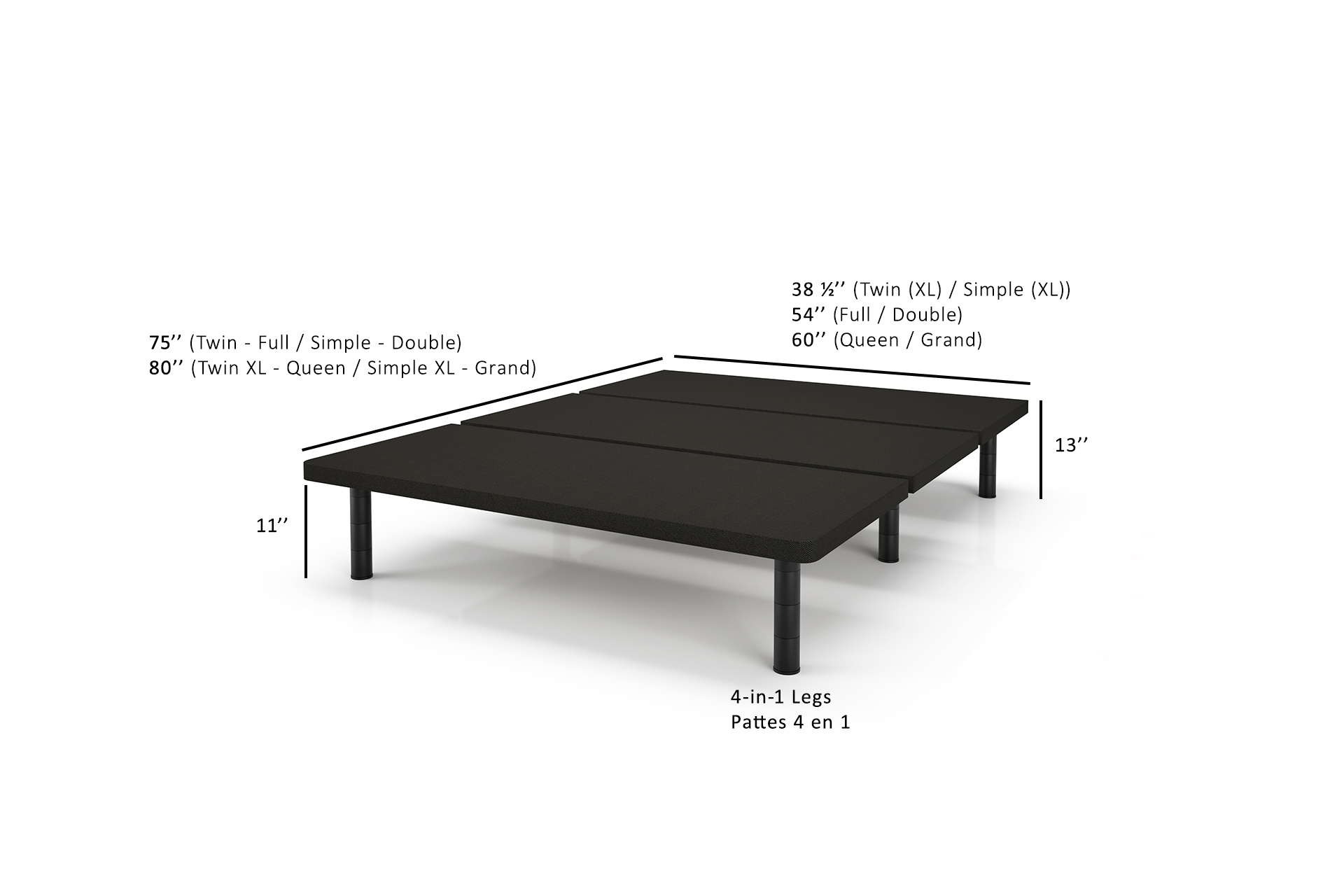 Level 1.5 Platform Bed Frame - Image 2