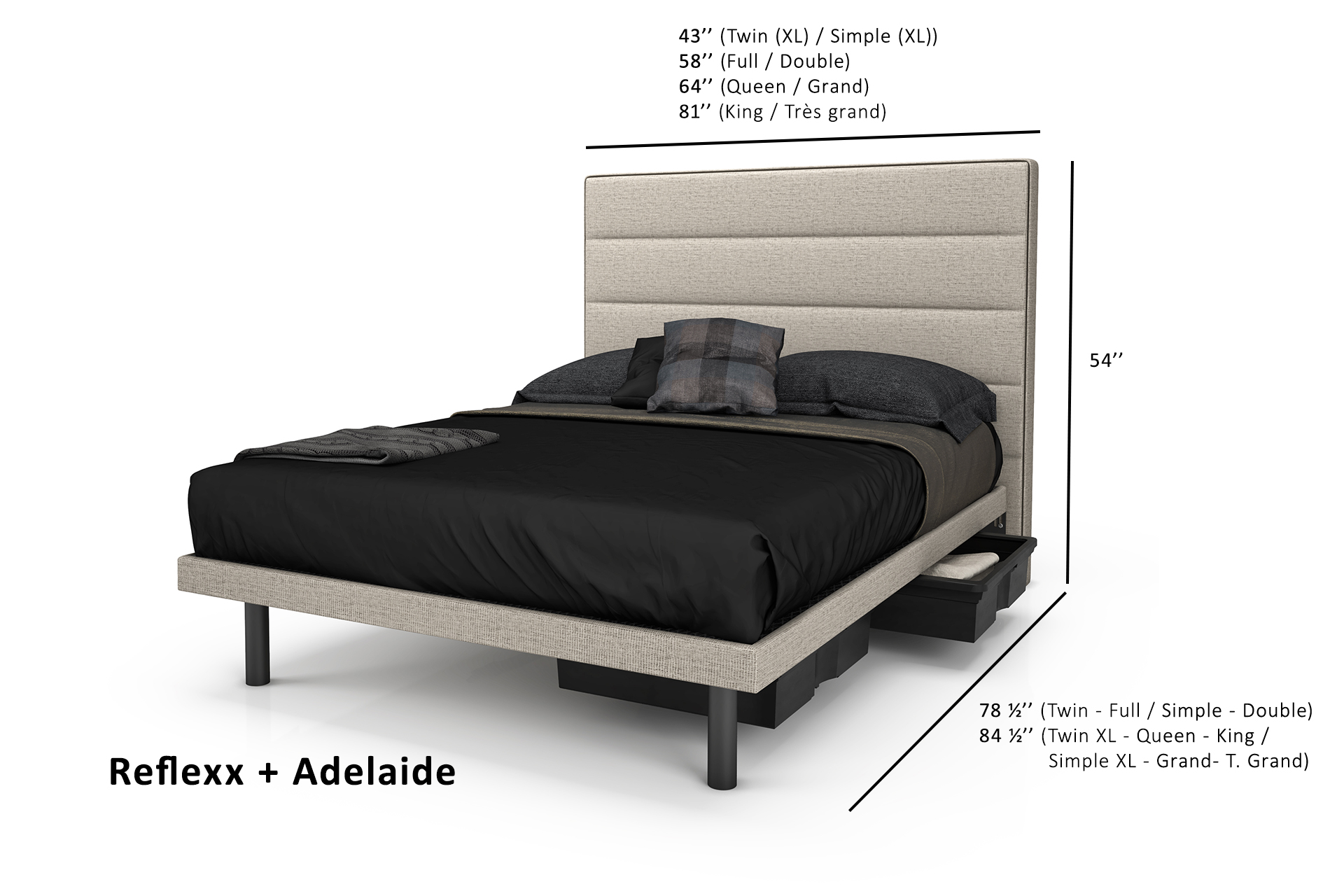 Reflexx Platform Bed Base - Image 13