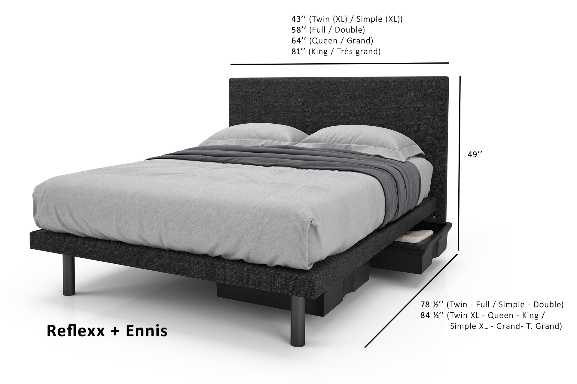 Reflexx Platform Bed Base - Image 5