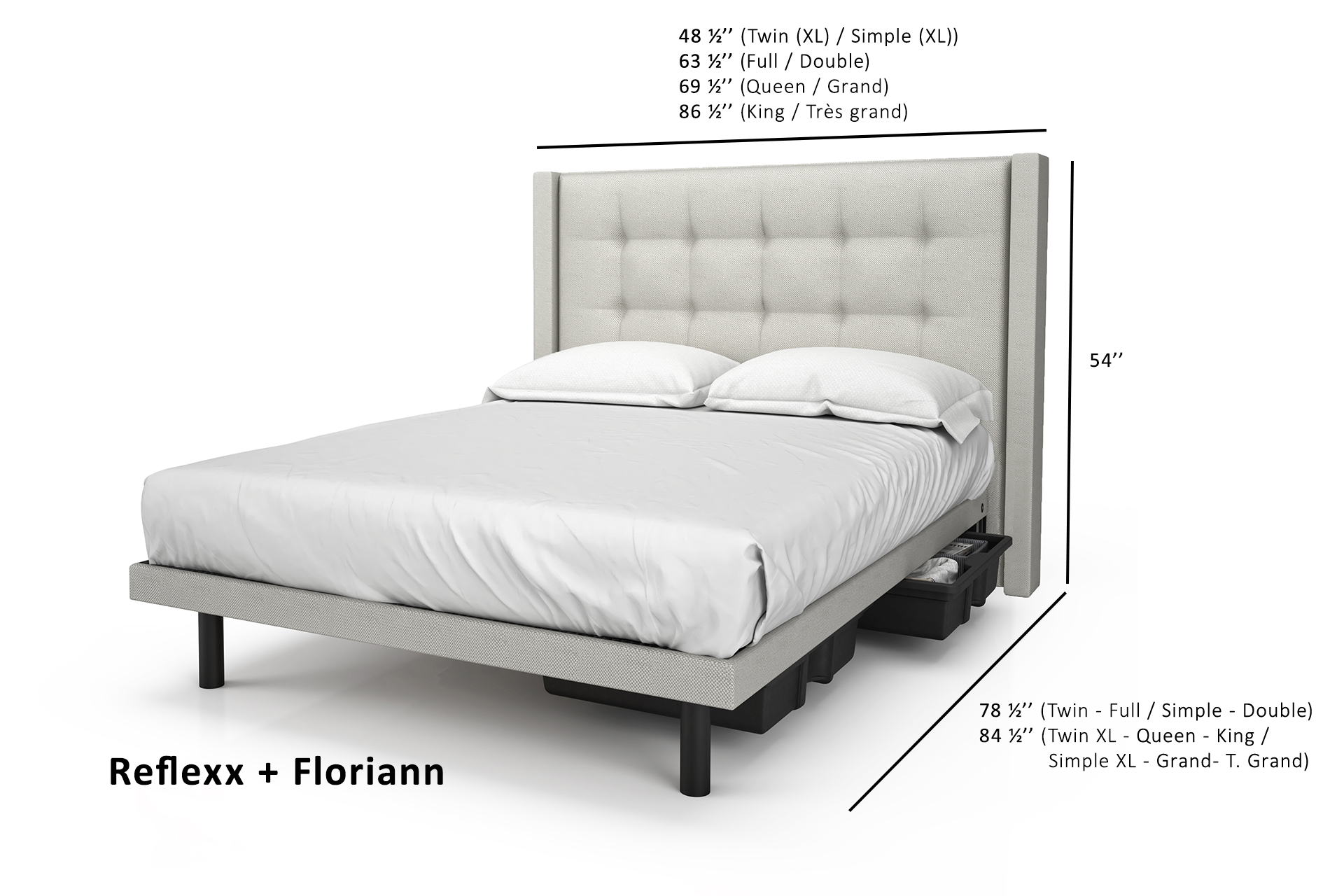 Reflexx Platform Bed Base - Image 22