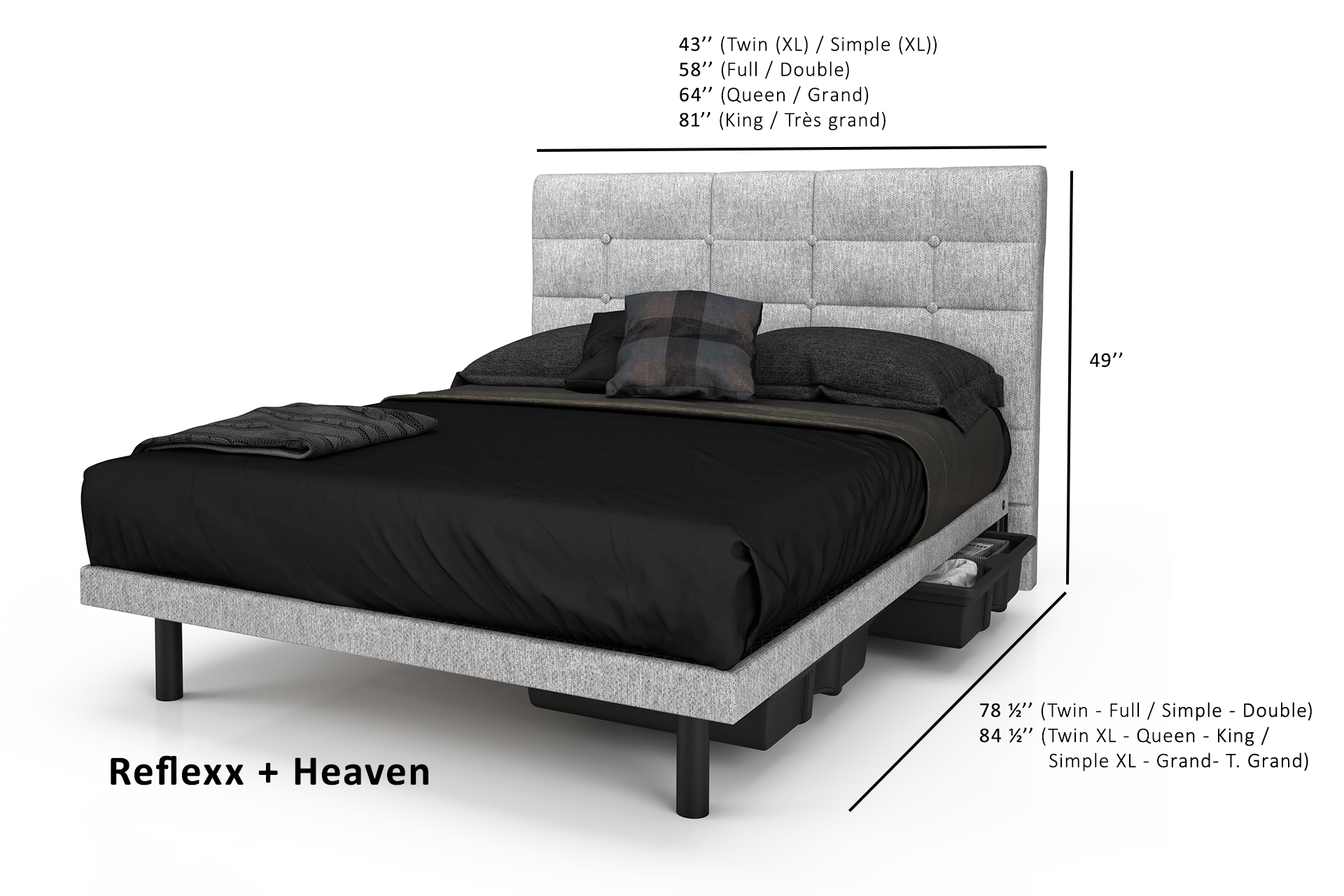 Reflexx Platform Bed Base - Image 6
