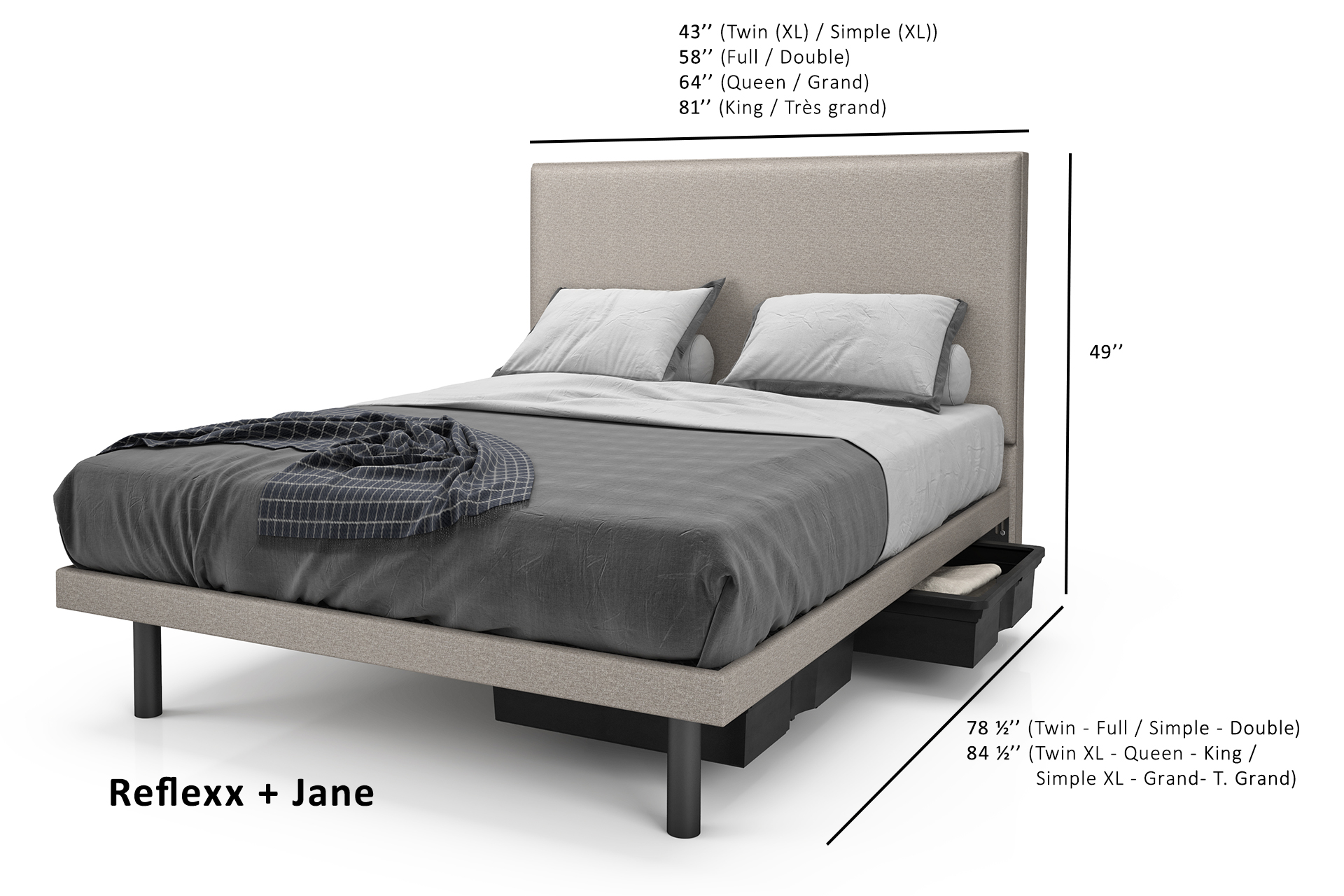 Reflexx Platform Bed Base - Image 7