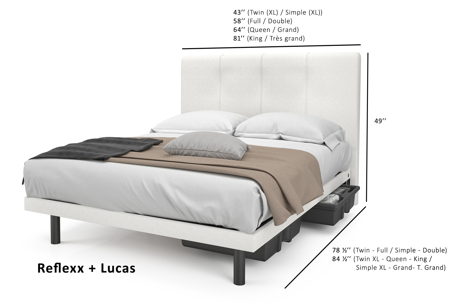 Reflexx Platform Bed Base - Image 10