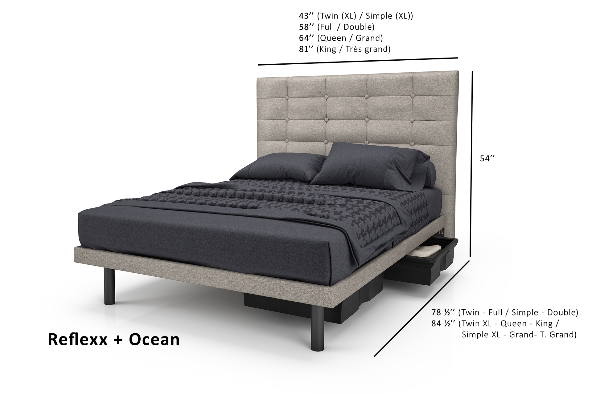 Reflexx Platform Bed Base - Image 16