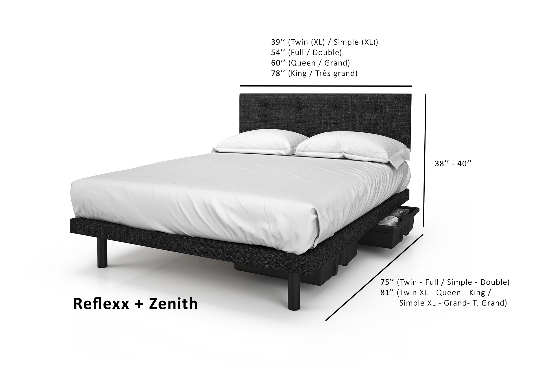 Reflexx Platform Bed Base - Image 4