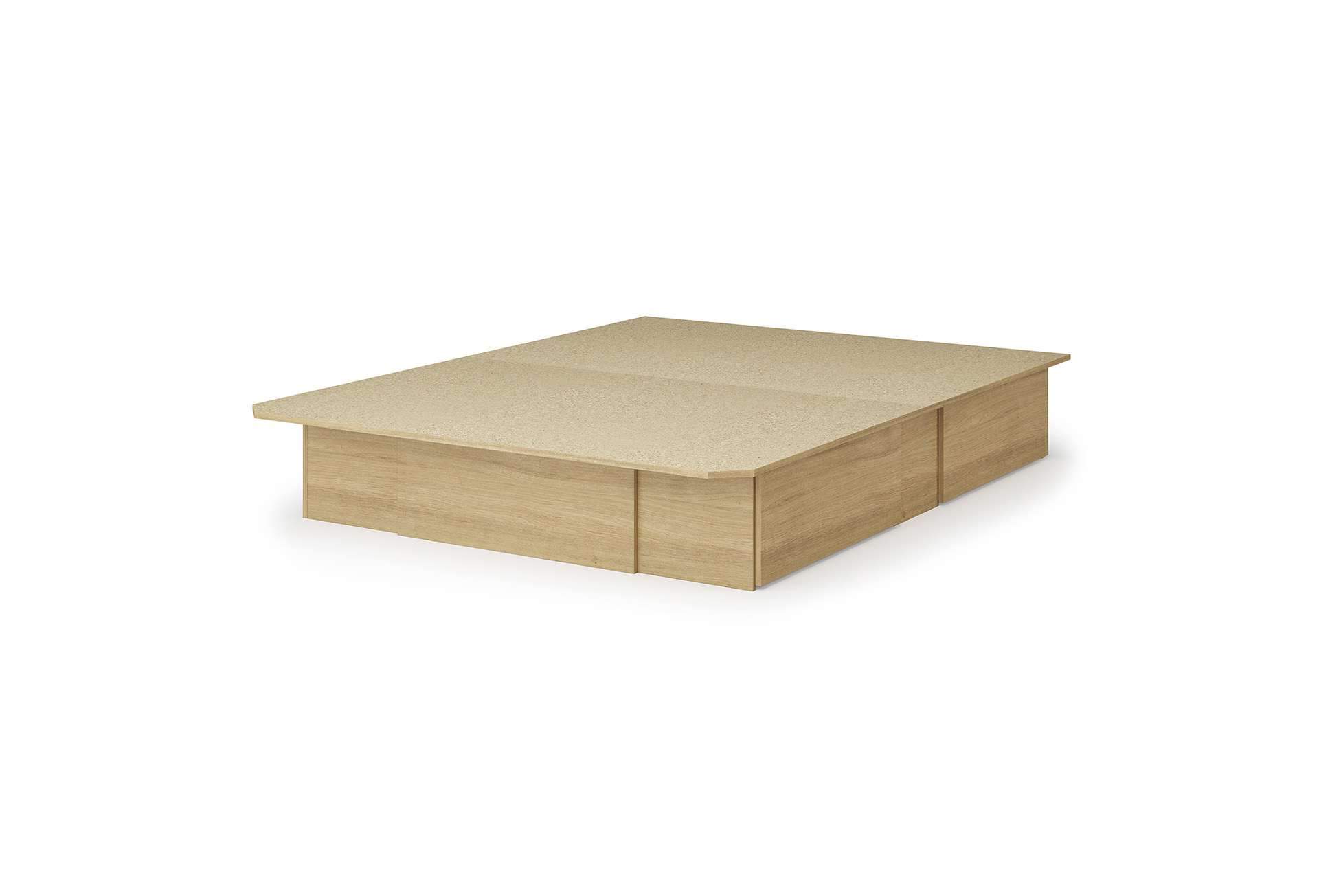 873 — Plateforme 13 po avec 2 tiroirs
